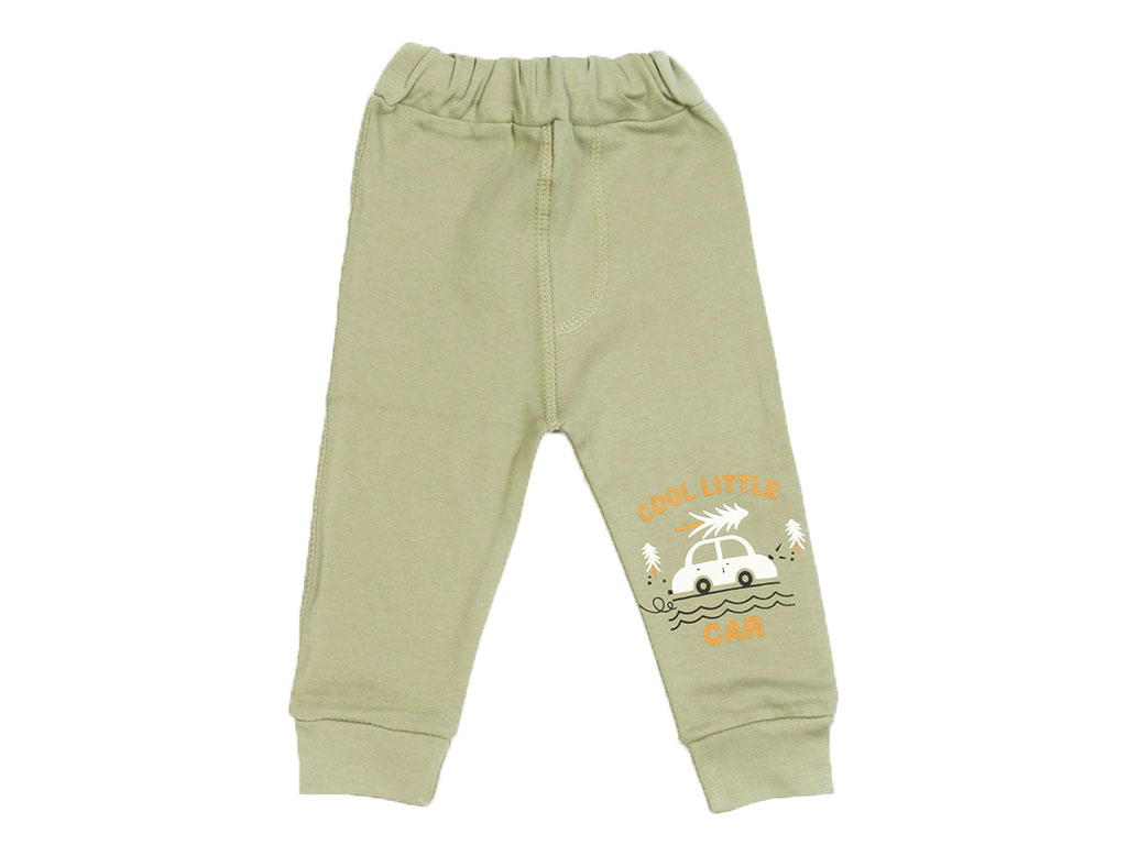 شلوار راحتی نوزادی پسرانه طرح ماشین بیبی وان baby one