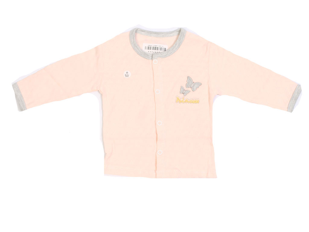 بلوز مانتویی نوزادی دخترانه طرح قلب بیبی وان baby one