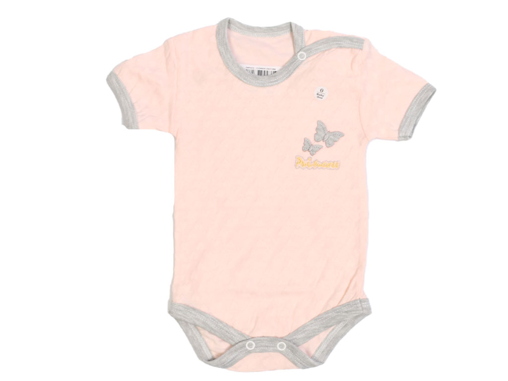 بادی نوزادی دخترانه طرح قلب بیبی وان baby one