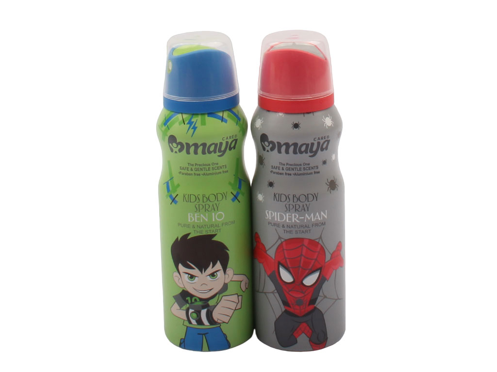 اسپری بدن پسرانه مایا maya حجم 130 میل