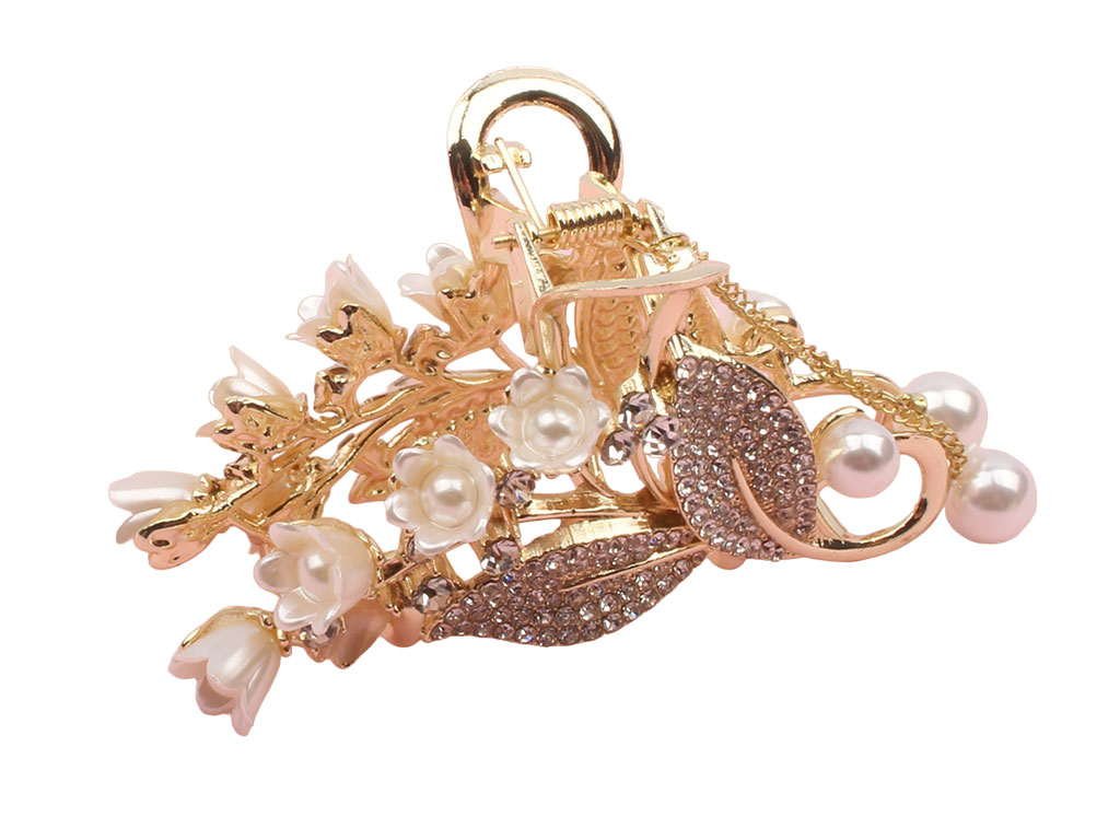 کلیپس فلزی طلایی رنگ مجلسی