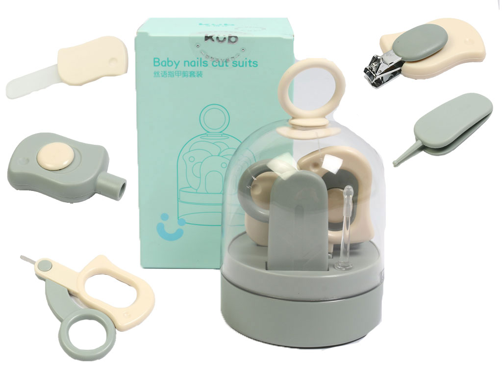 ست ناخن گیر نوزادی کاپدار کلاسیک 5 تکه