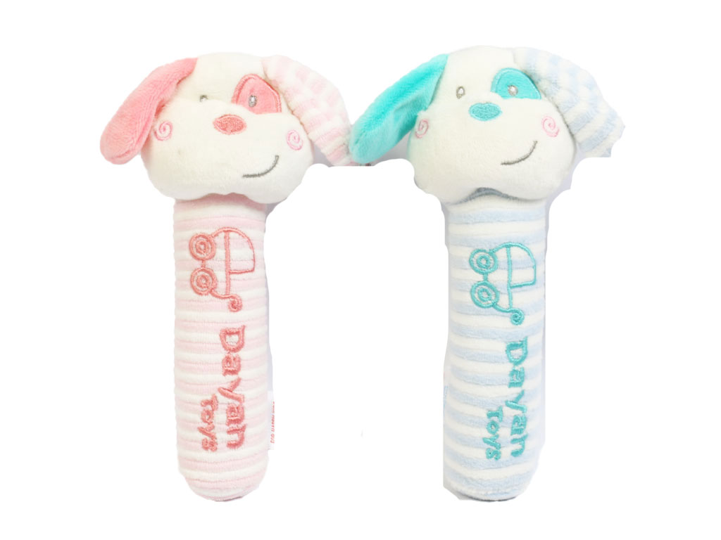 جغجغه سوسیسی پولیشی نوزادی طرح سگ دایان dayan