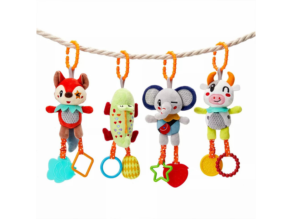 آویز کریر جغجغه ای نوزادی دندانگیردار توماما Tumama