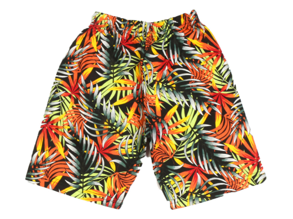 شلوارک کمرکش پسرانه طرح سرخس