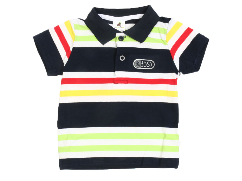 تیشرت آستین کوتاه نوزاد و کودک پسرانه چند رنگ کیدز kids