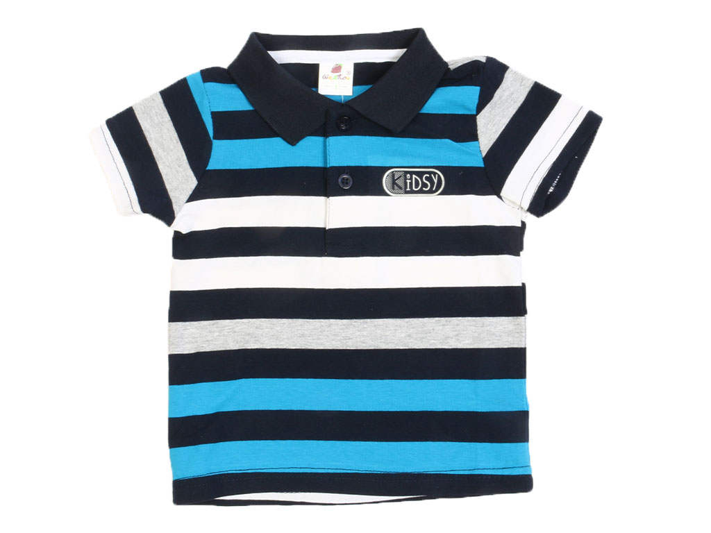 تیشرت آستین کوتاه نوزاد و کودک پسرانه چند رنگ کیدز kids