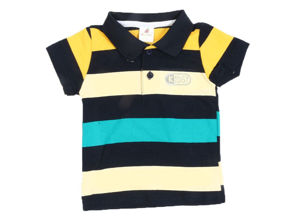تیشرت آستین کوتاه نوزاد و کودک پسرانه چند رنگ کیدز kids