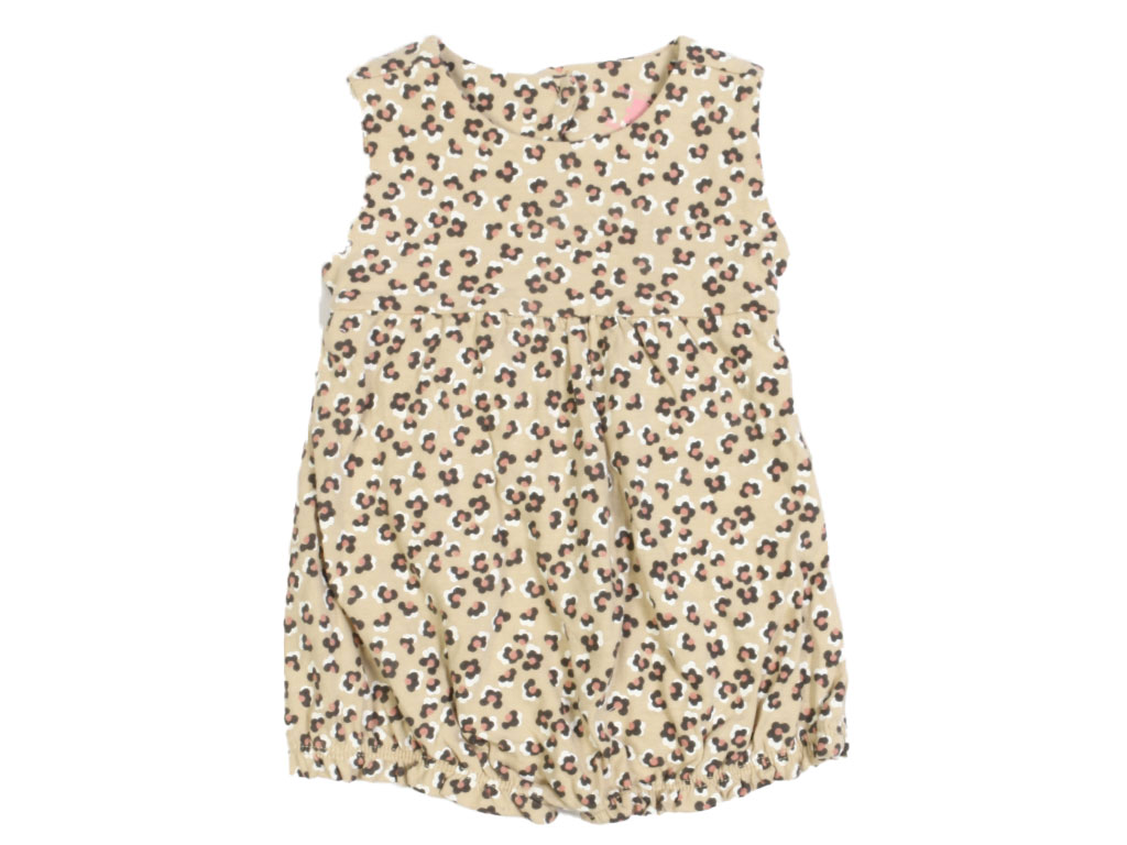 رامپر شورتی دخترانه نوزادی گلدار بیبی کلاب baby club