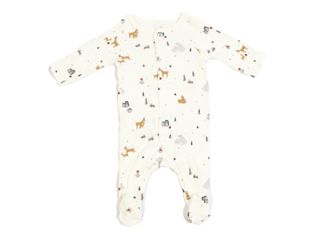 سرهمی جورابدار نوزادی پسرانه طرح کریسمس اچ اند ام  h & m