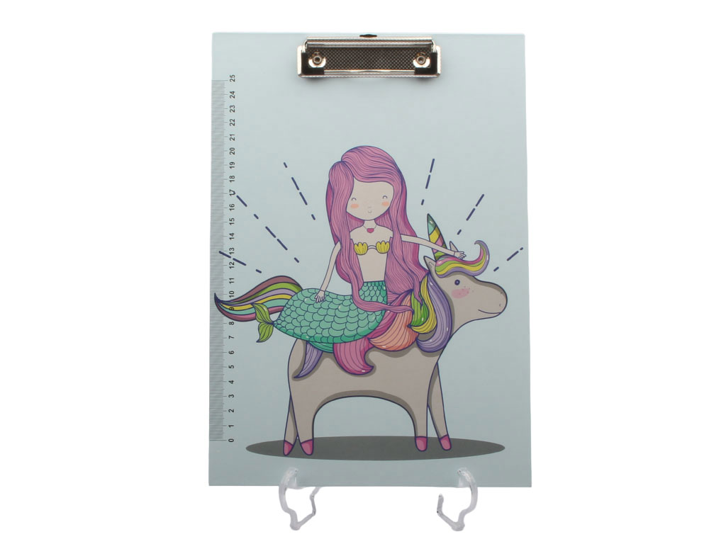 تخته شاسی دخترانه سایز A4 طرح پری دریایی