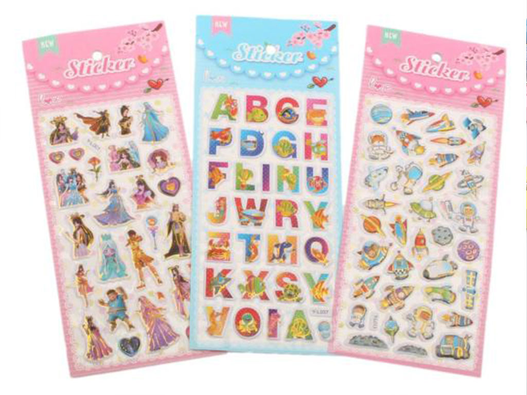 استیکر برجسته فانتزی