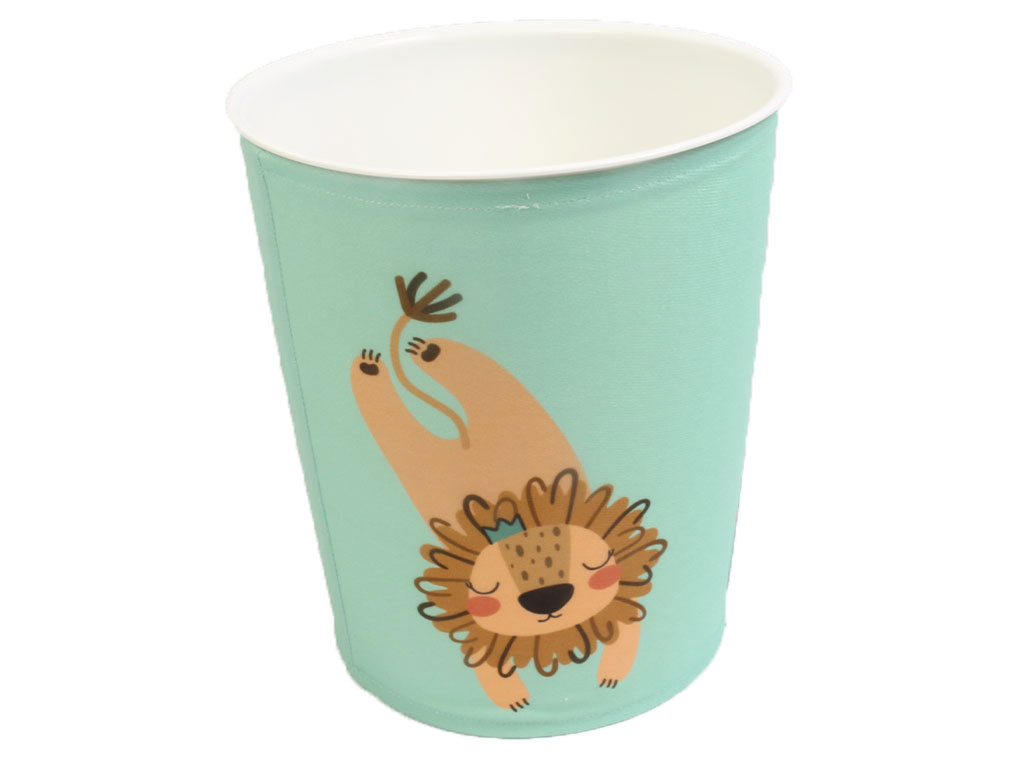 سطل ست لوازم اتاق کودک طرح شیر و رنگین کمان