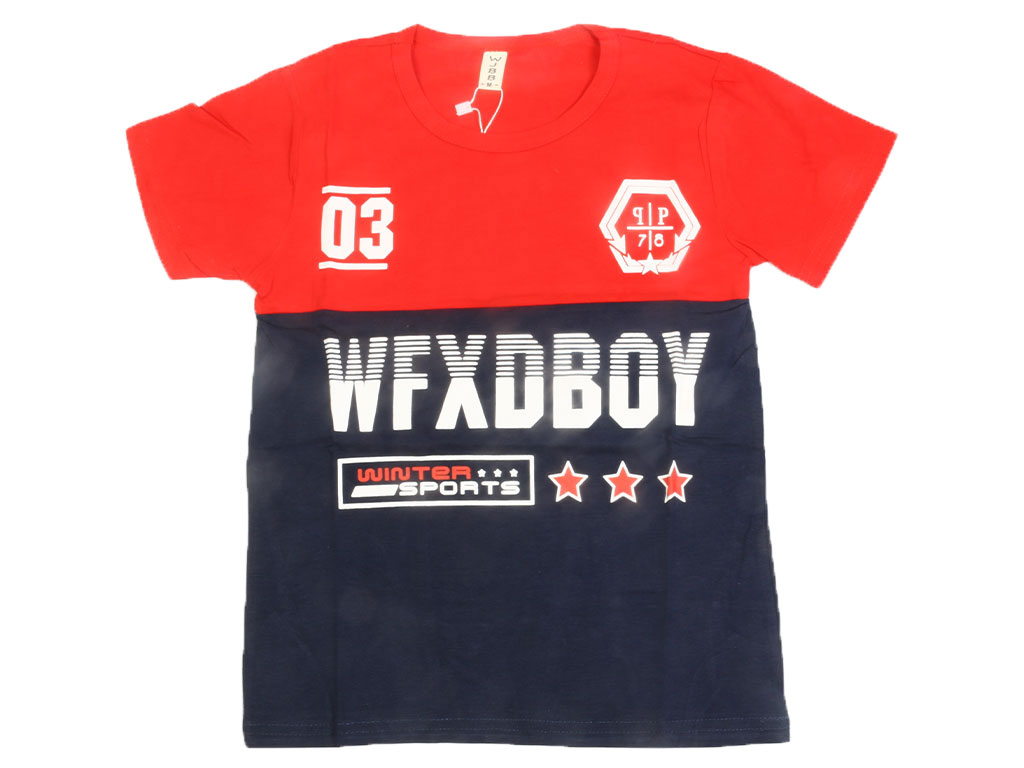 تیشرت آستین کوتاه پسرانه