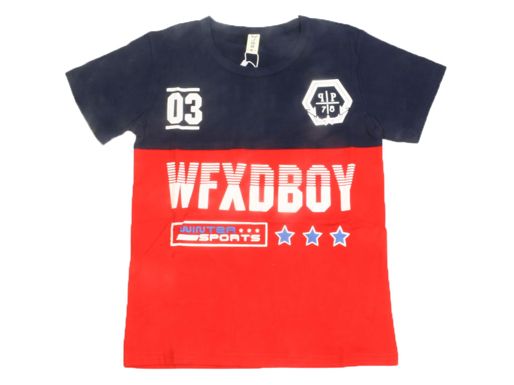 تیشرت آستین کوتاه پسرانه