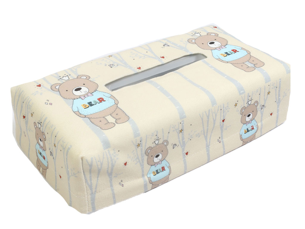 جعبه دستمال کاغذی ست لوازم اتاق کودک طرح تدی