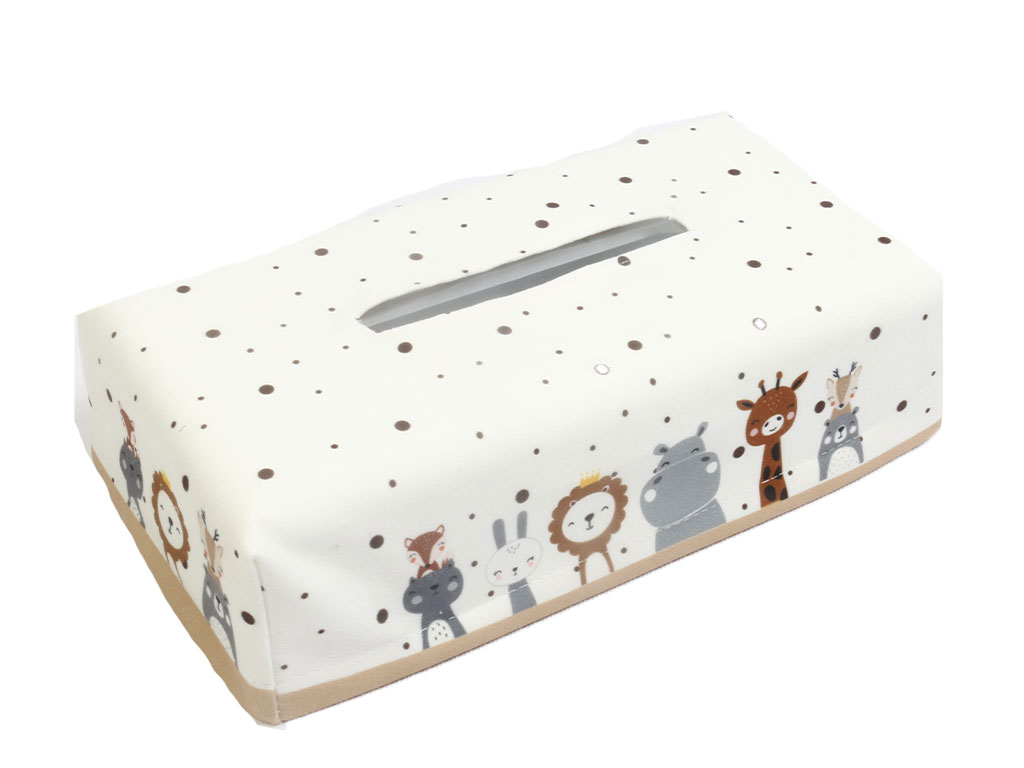 جعبه دستمال کاغذی ست لوازم اتاق کودک طرح حیوانات