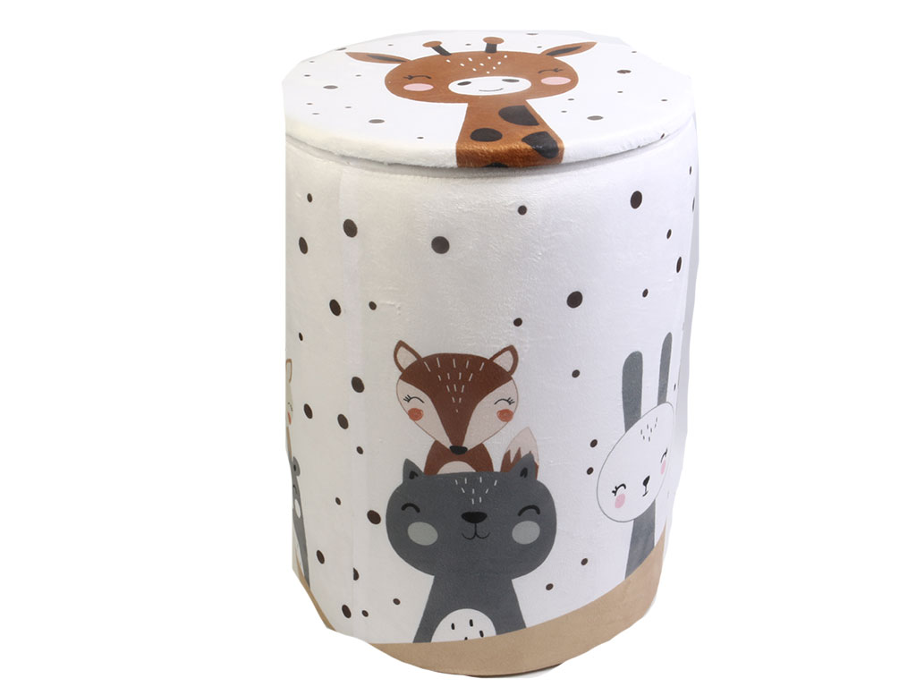 سبد بازی ست لوازم اتاق کودک مدل طلقی درب دار طرح حیوانات