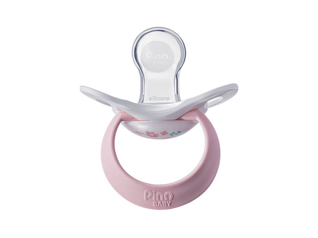 پستانک سیلیکونی ارتودنسی دو عددی سایز 18-6 ماه پینو بیبی Pino baby