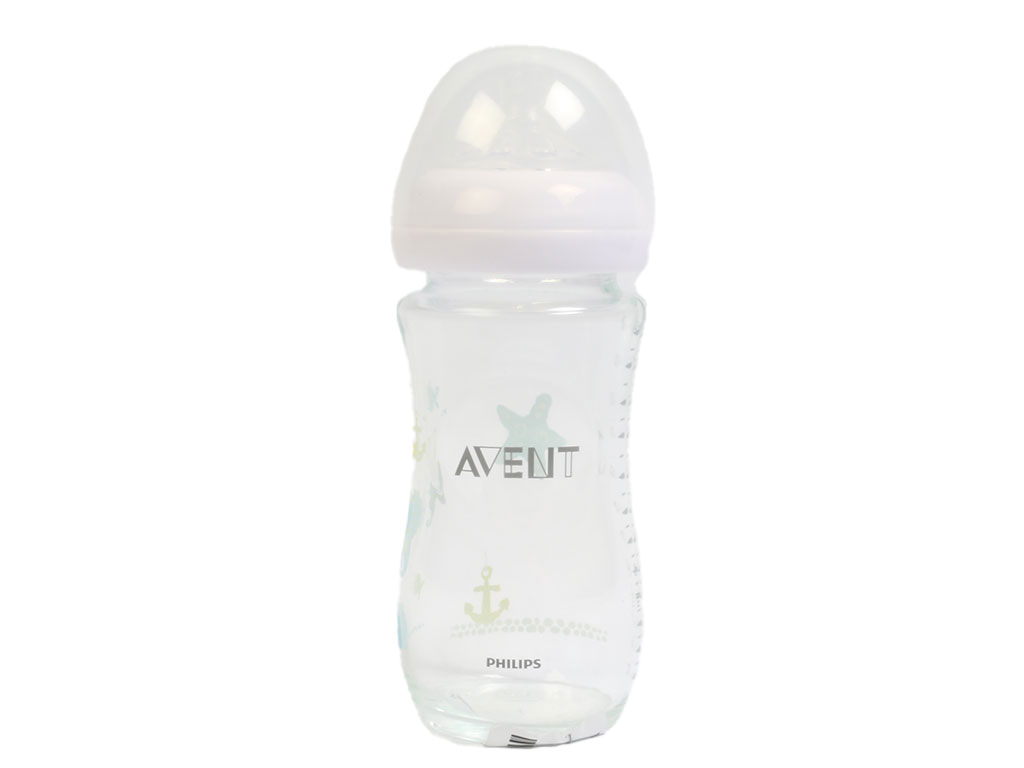 شیشه شیر نوزادی پیرکس آنتی کولیک حجم 240 میلی لیتر اونت Avent-فاقد جعبه