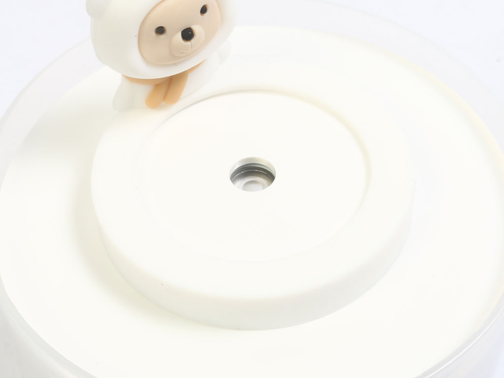 دستگاه بخور سرد اتاق نوزاد و کودک طرح خرس سفید با حجم 250 میلی لیتر