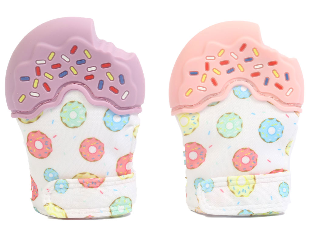 دستکش دندانگیر نوزادی طرحدار