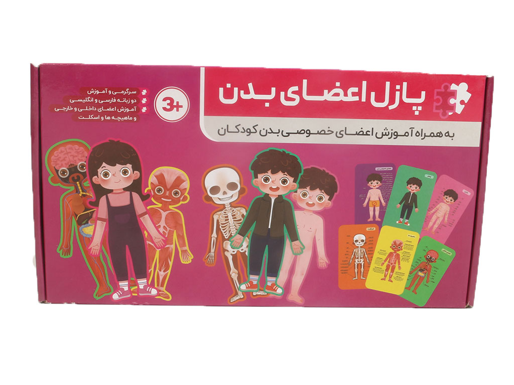 پازل آموزشی اعضای بدن و اندام های خصوصی مدل دخترانه و پسرانه هیما کادو himakado