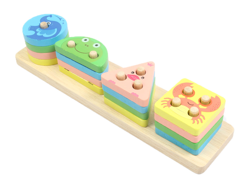 پایه اشکال مونته سوری ستون دار طرح اشکال هندسی