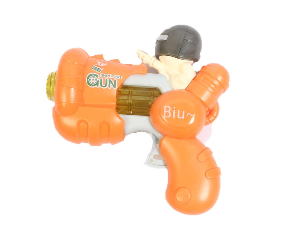 تفنگ موزیکال و چراغ دار اسباب بازی