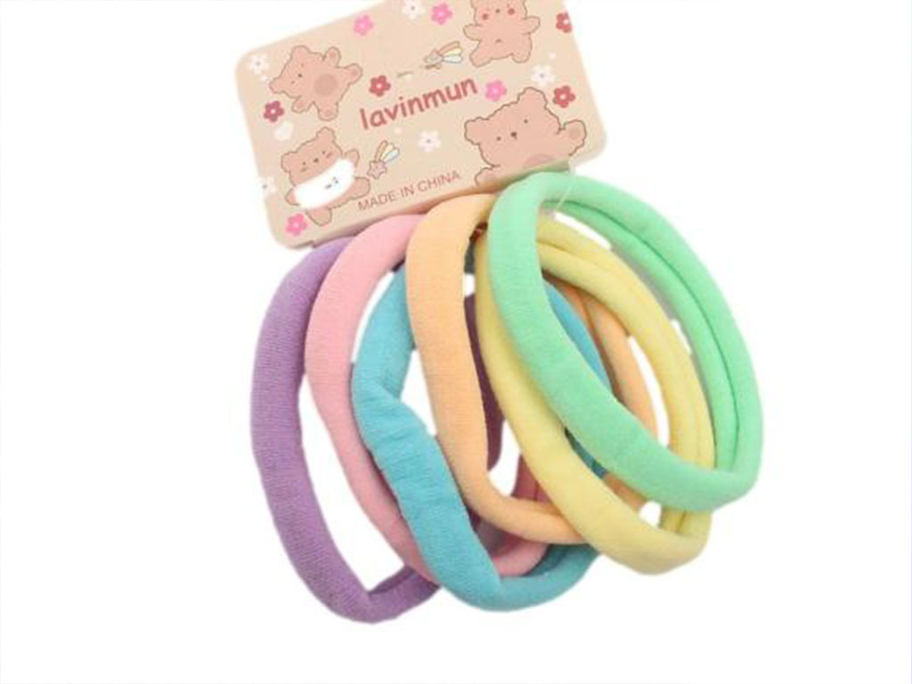 کش سر 6 عددی رنگ های پاستلی