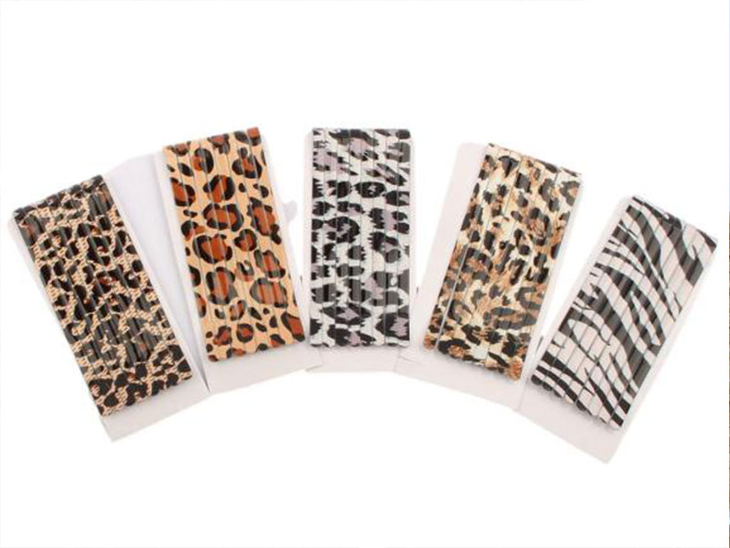 سنجاق سر رنگی طرح دار (8 عددی)