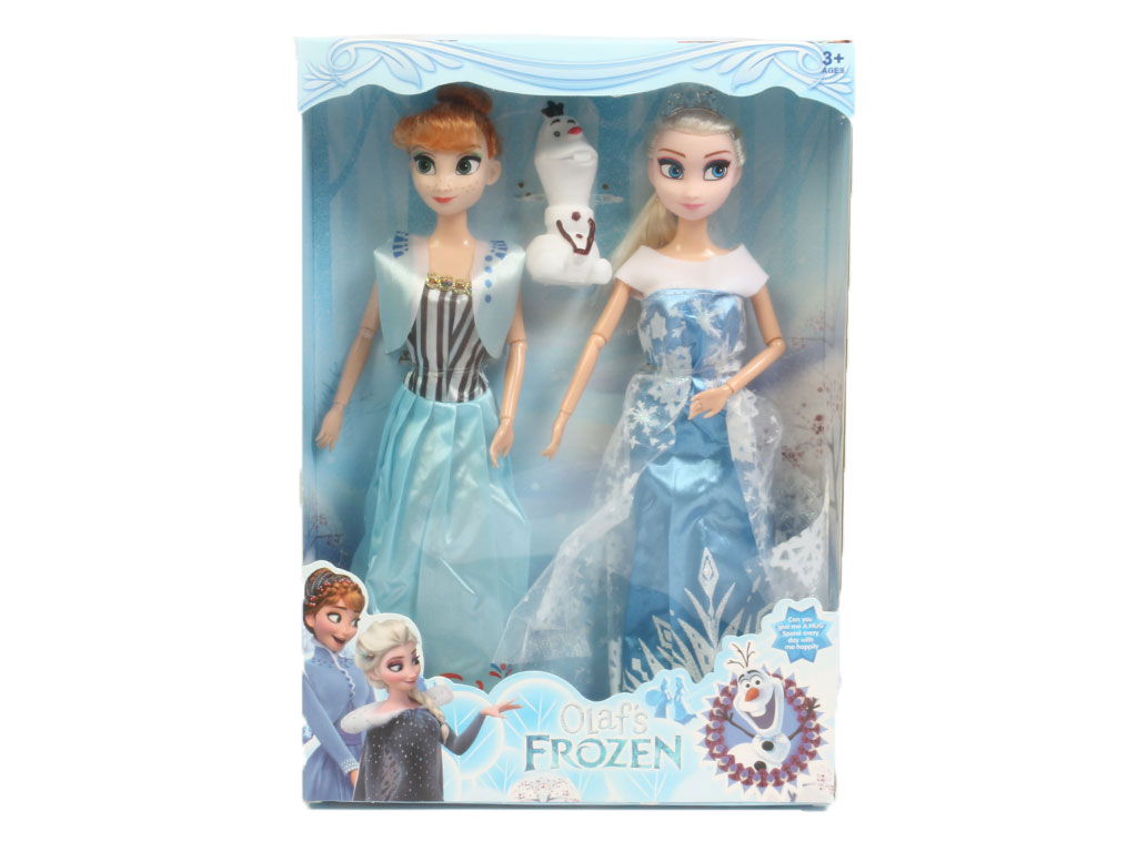 عروسک مفصلی دخترانه طرح السا و آنا به همراه اولاف