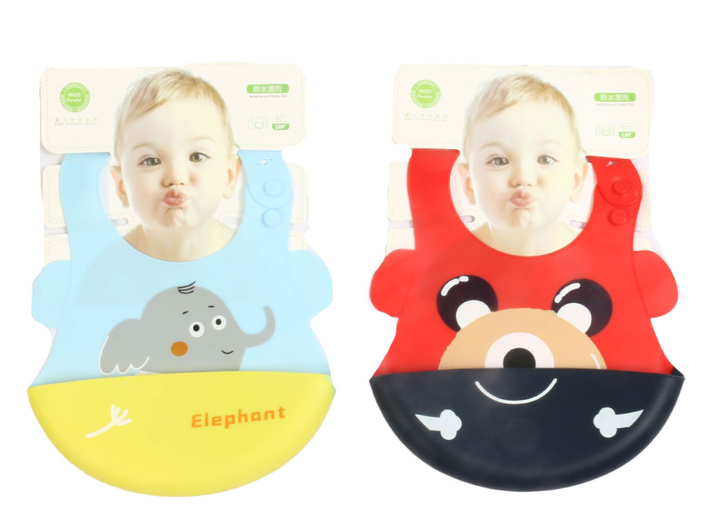 پیشبند کاسه ای سیلیکونی نوزادی طرح دار