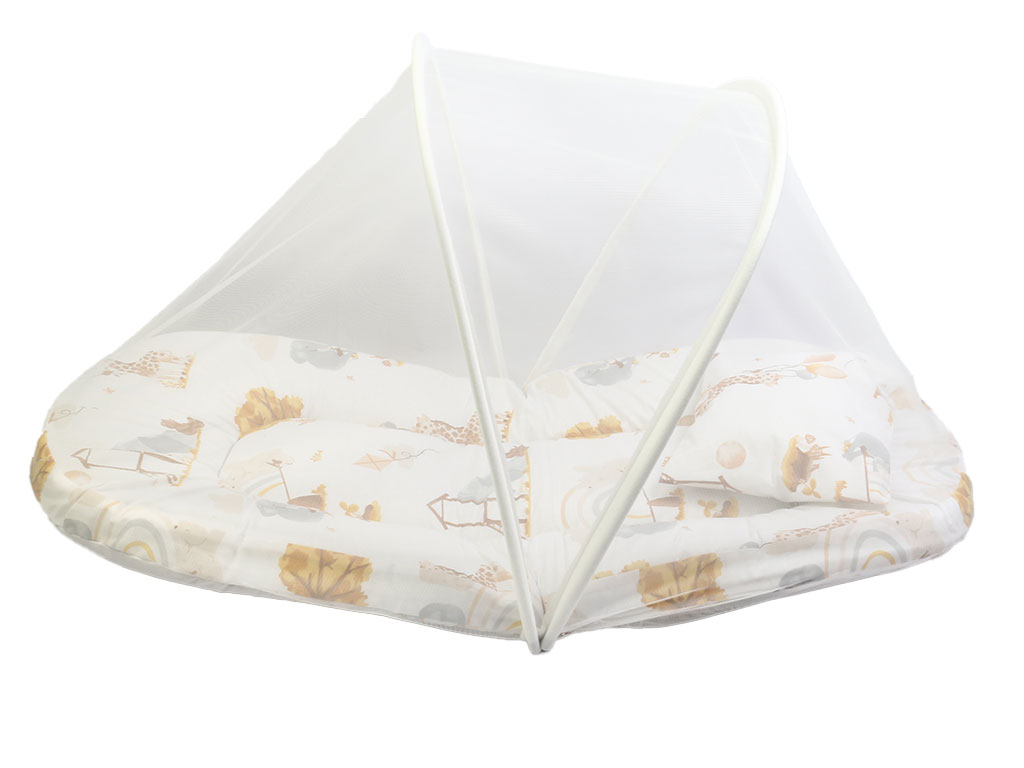 پشه بند تشک دار نوزادی طرح حیوانات بیبی لایک baby like