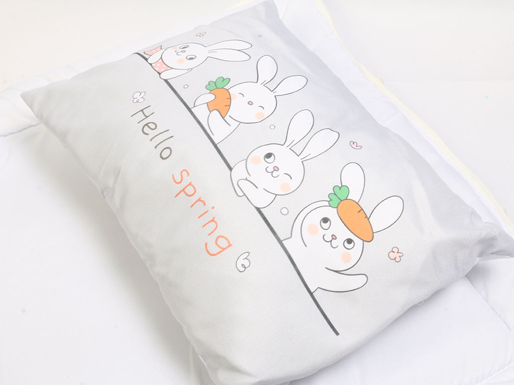 سرویس خواب نوزادی 3 تکه طرح خرگوش و هویج