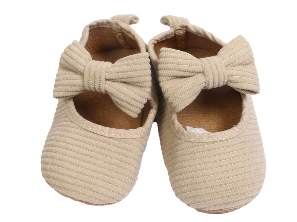 پاپوش استپ دار نوزادی دخترانه طرح پاپیون