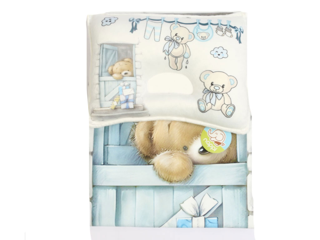 زیرانداز بالشت دار تعویض نوزاد طرح دار ناپی nappi