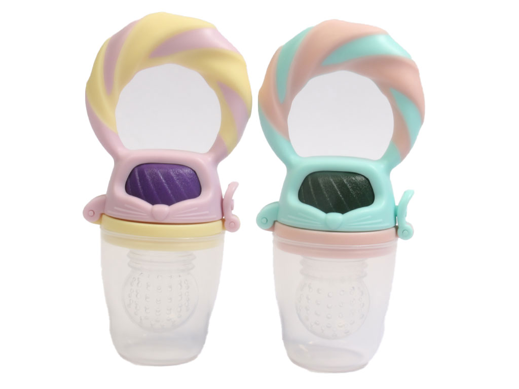 توری میوه خوری سیلیکونی دارای دسته قاب دار