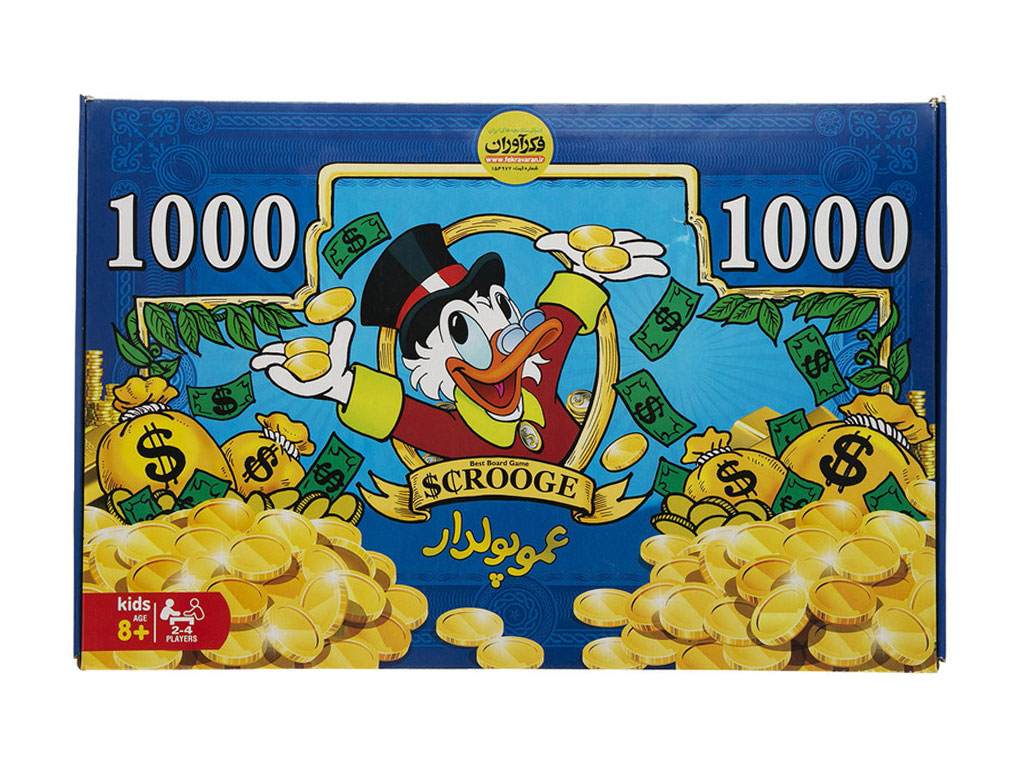 بازی فکری و رومیزی عمو پولدار کلاسیک فکرآوران fekravaran