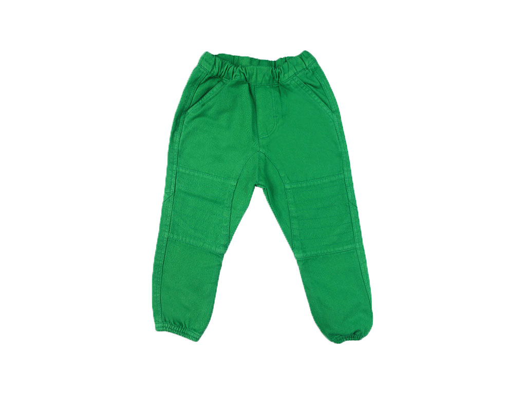 شلوار کتان نوزادی پسرانه کمرکش رنگ سبز روح Rooh