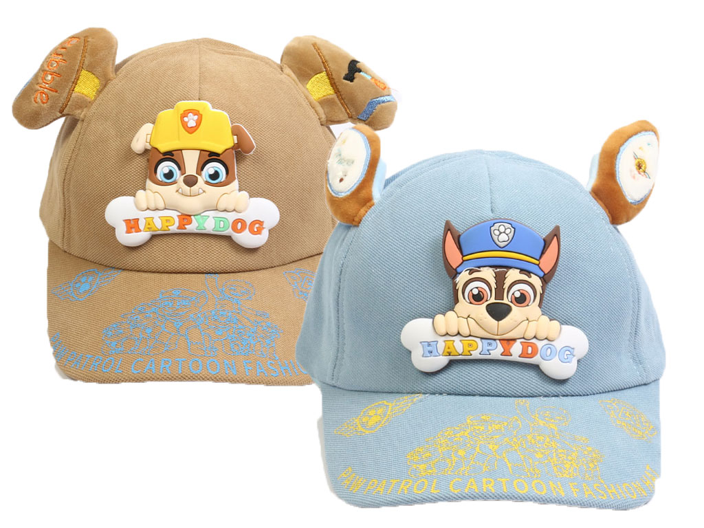 کلاه لبه دار بچگانه طرح برجسته سگ های نگهبان (دور سر 49 cm)