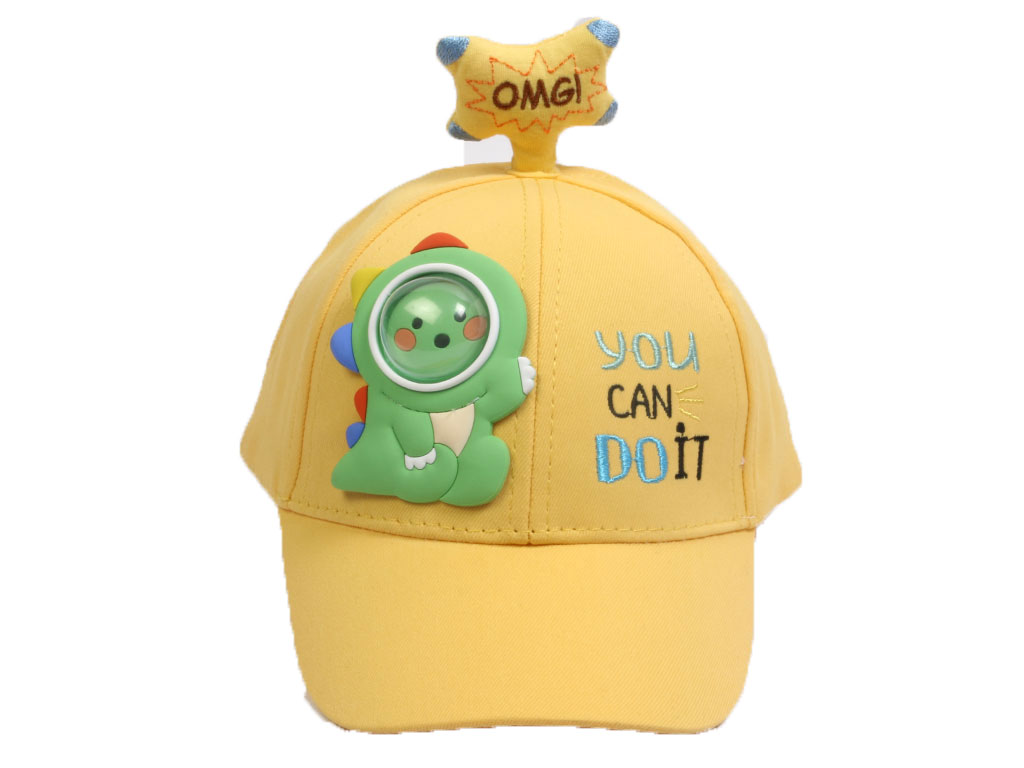 کلاه لبه دار بچگانه طرح برجسته سیلیکونی حیوانات(دور سر 47 cm)