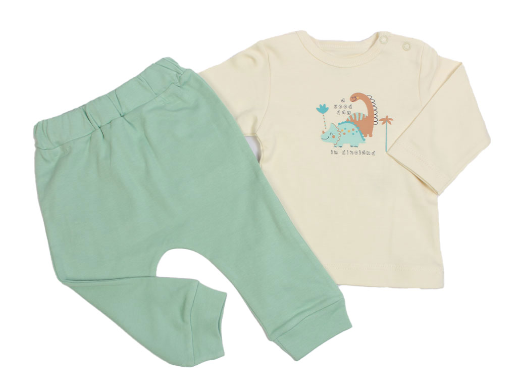 بلوز و شلوار راحتی پسرانه نوزادی طرح پارک ژوراسیک دانالو Danaloo