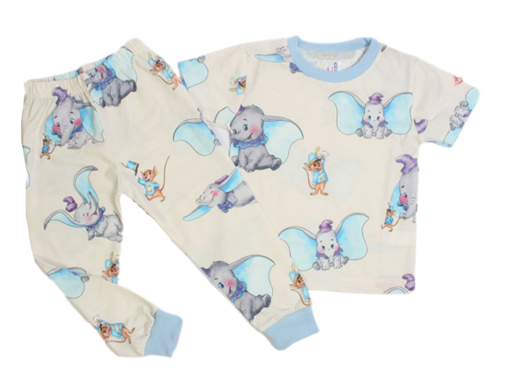 تیشرت و شلوار راحتی پسرانه طرح فیل کیدومکس kido max