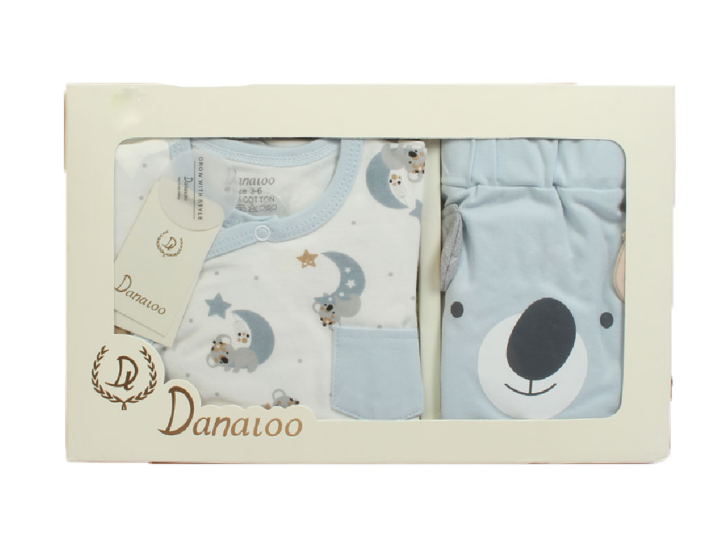 ست 5 تکه نوزادی پسرانه (6-3 ماه) طرح کوالا و ماه دانالو Danaloo