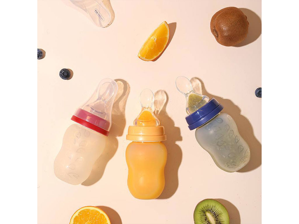 سرلاک خوری آنتی کولیک سیلیکونی نوزادی جریان متوسط مایعات حجم 180 میلی لیتر DR GYM