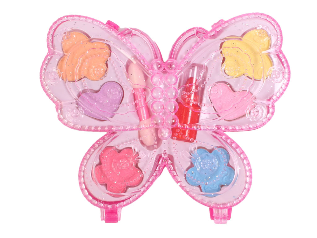 ست لوازم آرایشی اسباب بازی طرح تاج و پروانه