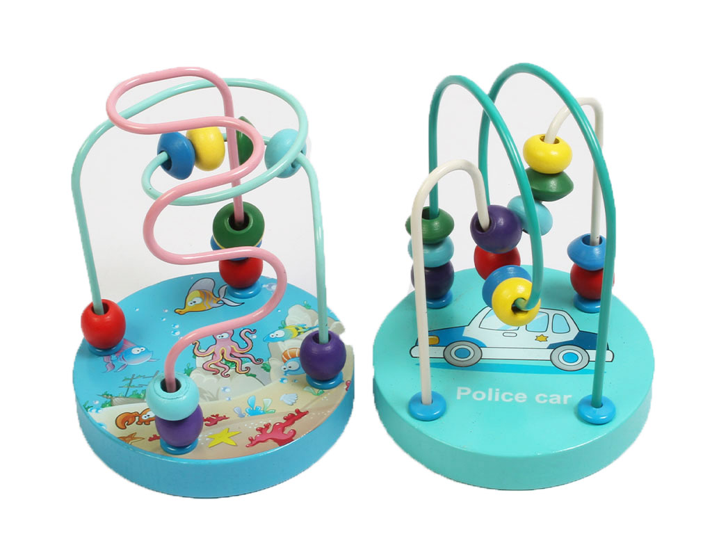 ماز گوی و پایه چوبی اسباب بازی