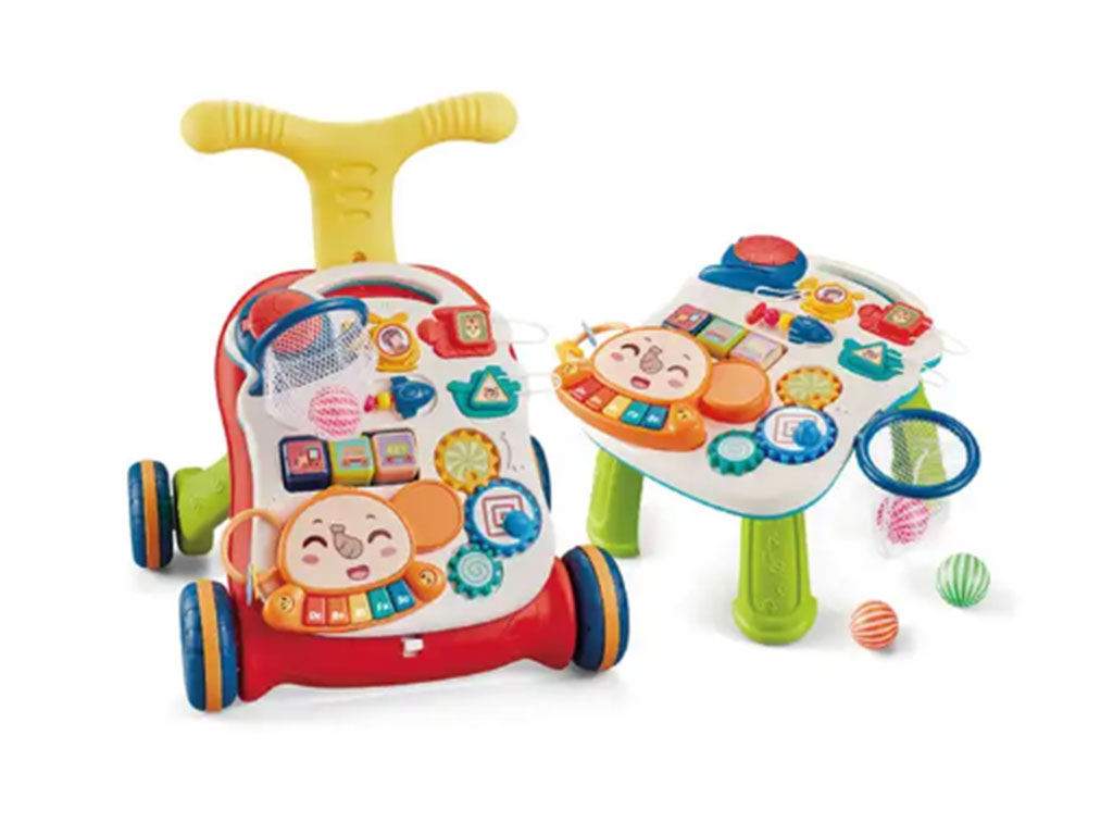 واکر موزیکال و میز بازی 2 کاره کودک اسباب بازی