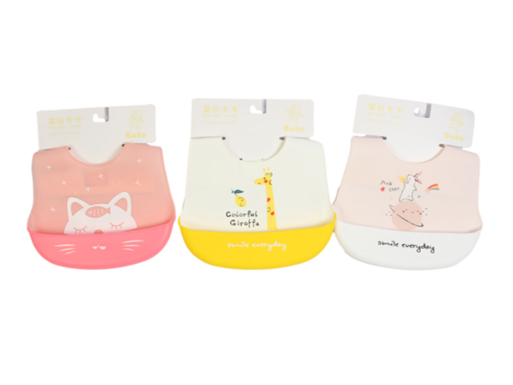 پیشبند کاسه ای سیلیکونی نوزادی طرح دار